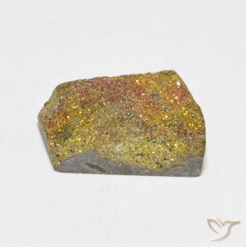 Pirita arcoiris Multicolor natural de 5.02 ct, Elegante, Opaco