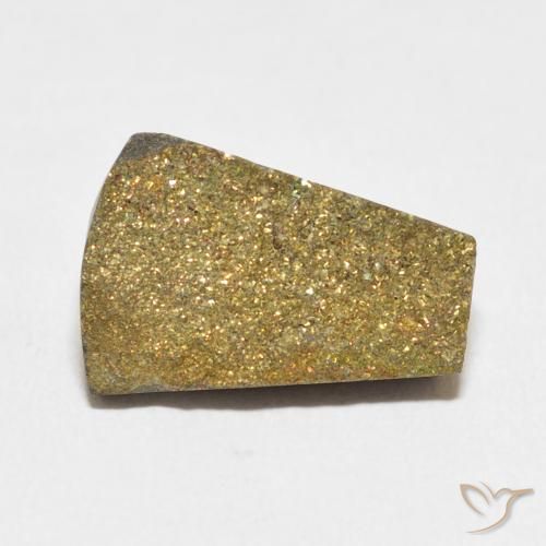 6.39ct Natural Multicolor Pirita arcoiris, Elegante, Opaco