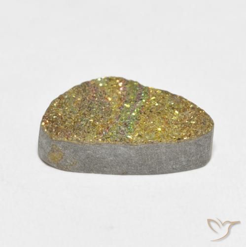 Pirita arcoiris Multicolor natural de 5.60 ct, Elegante, Opaco