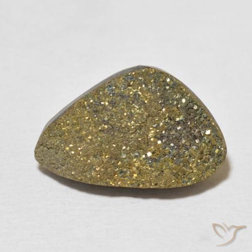 Pirita arcoiris Multicolor natural de 7.58 ct, Elegante, Opaco