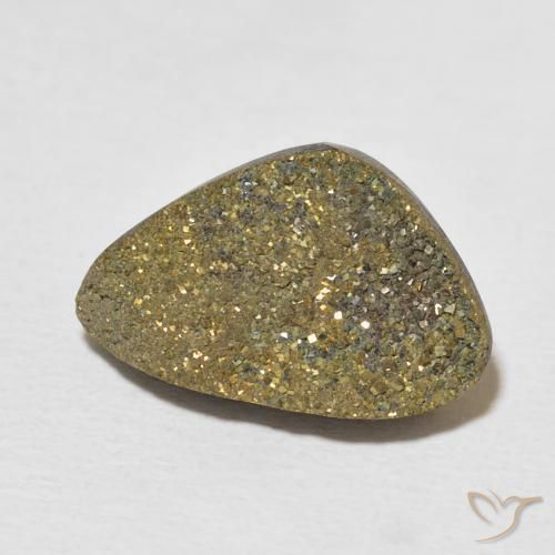 Pirita arcoiris Multicolor natural de 7.58 ct, Elegante, Opaco