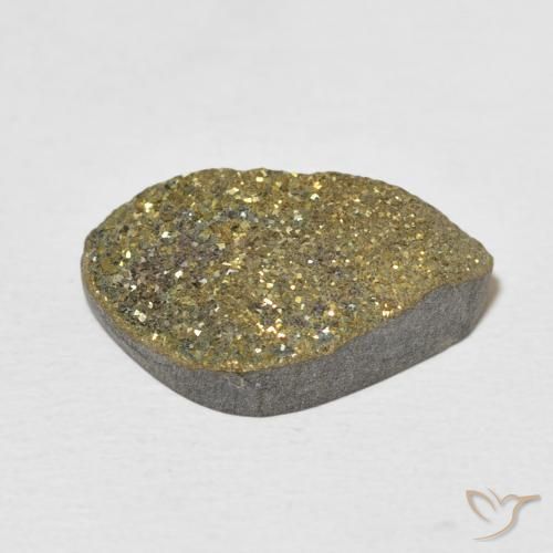 Pirita arcoiris Multicolor natural de 7.58 ct, Elegante, Opaco