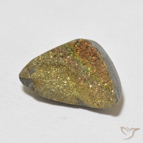 Pirita arcoiris Multicolor natural de 6.24 ct, Elegante, Opaco