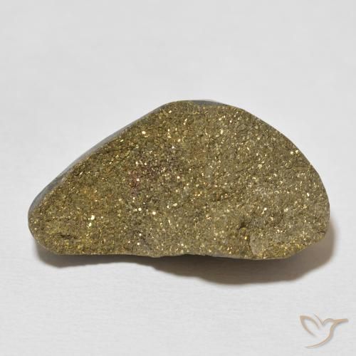 24.82ct Natural Multicolor Pirita arcoiris, Elegante, Opaco