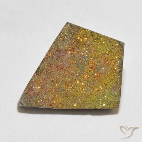 5.04ct Natural Multicolor Pirita arcoiris, Elegante, Opaco
