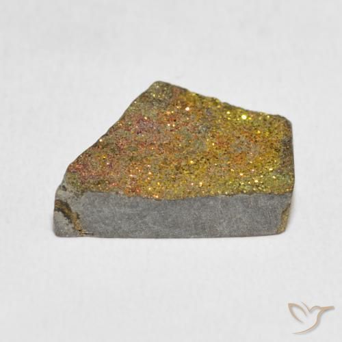 Pirita arcoiris Multicolor natural de 5.04 ct, Elegante, Opaco