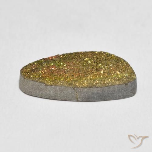 Pirita arcoiris Multicolor natural de 7.15 ct, Elegante, Opaco