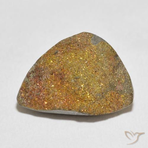 9.78ct Natural Multicolor Pirita arcoiris, Elegante, Opaco