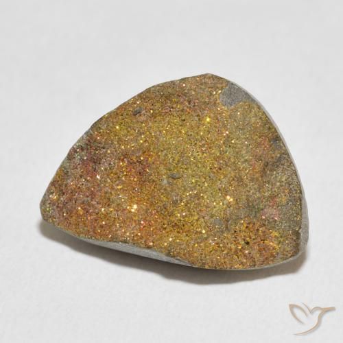 Pirita arcoiris Multicolor natural de 9.78 ct, Elegante, Opaco