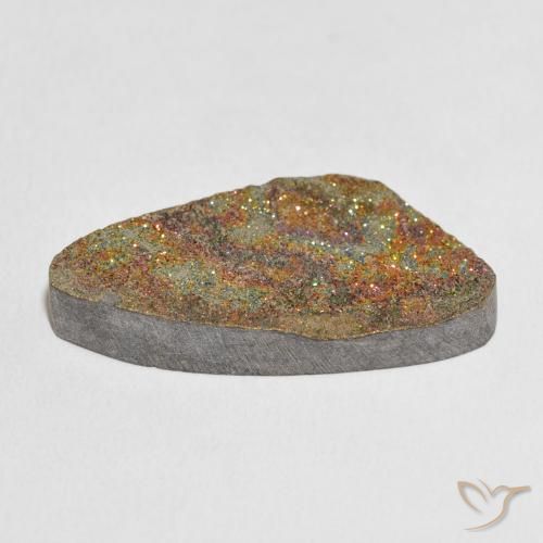 Pirita arcoiris Multicolor natural de 21.38 ct, Elegante, Opaco