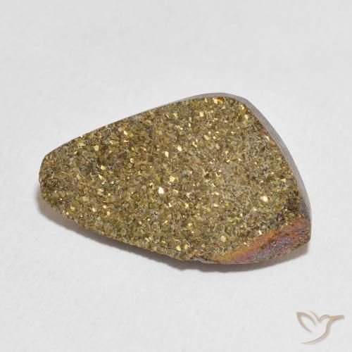 Pirita arcoiris Multicolor natural de 10.13 ct, Elegante, Opaco