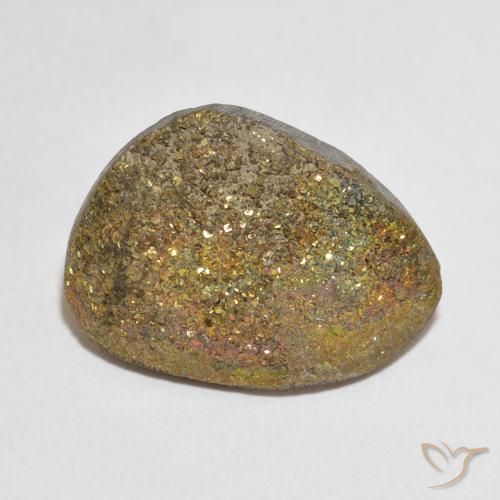 17.03ct Natural Multicolor Pirita arcoiris, Elegante, Opaco