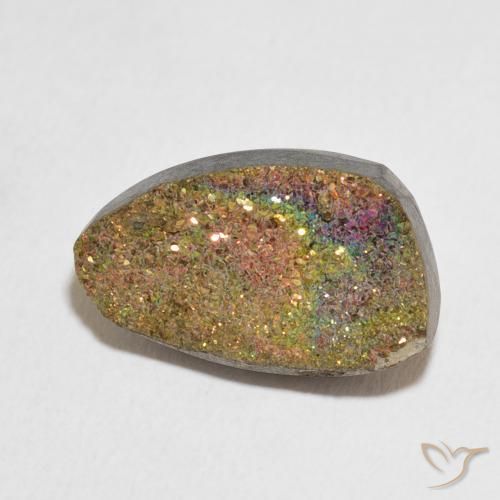 Pirita arcoiris Multicolor natural de 9.54 ct, Elegante, Opaco