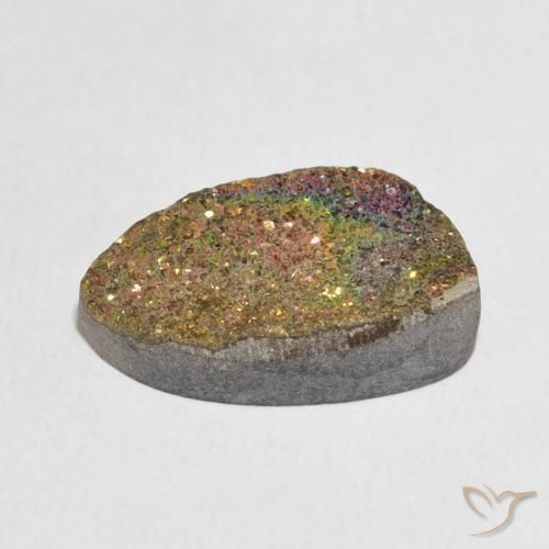 Pirita arcoiris Multicolor natural de 9.54 ct, Elegante, Opaco