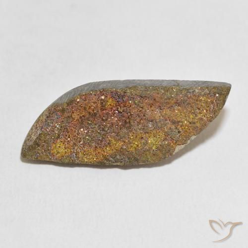 13.53ct Natural Multicolor Pirita arcoiris, Elegante, Opaco