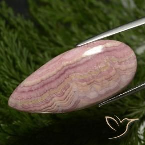Rodocrosita Multicolor natural de 29.29 ct, En forma de pera, Opaco