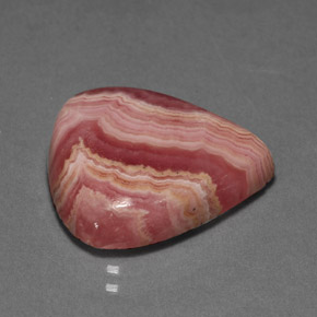 Rodocrosita multicolor natural de 13,15 ct, en forma de pera, opaco