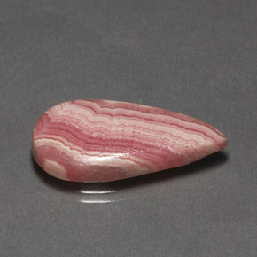 Rodocrosita multicolor natural de 14,00 ct, en forma de pera, opaco