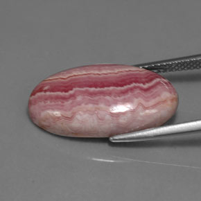 Rodocrosita Multicolor natural de 11.77 ct, Corte Óvalo, Opaco