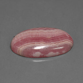 Rodocrosita rosa natural de 13,76 ct, corte óvalo, opaco