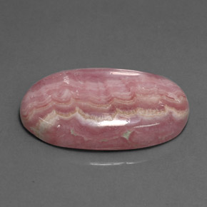 Rodocrosita rosa natural de 18,74 ct, corte óvalo, opaco