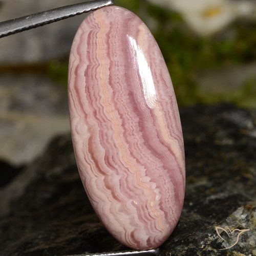 17.07ct Natural Multicolor rodocrosita, Ovalada, Opaco