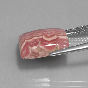 Rodocrosita Multicolor natural de 10.90 ct, Cuadrado, Opaco