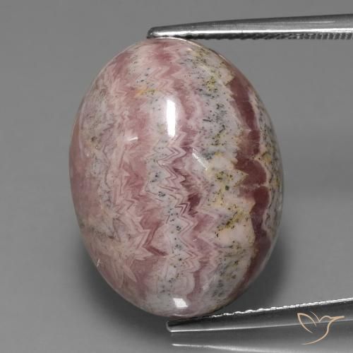 24.78ct Natural Multicolor rodocrosita, Ovalada, Opaco