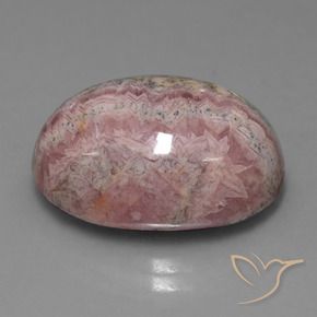 Rodocrosita Multicolor natural de 24.78 ct, Ovalada, Opaco
