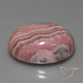 Rodocrosita Multicolor natural de 26.49 ct, Ovalada, Opaco