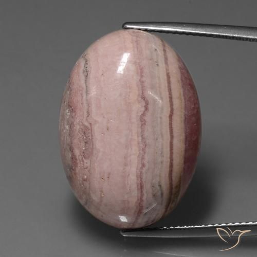 41.01ct Natural Multicolor rodocrosita, Ovalada, Opaco