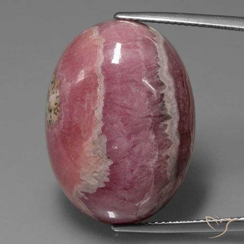 42.51ct Natural Multicolor rodocrosita, Ovalada, Opaco