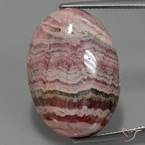 43.30ct Natural Multicolor rodocrosita, Ovalada, Opaco
