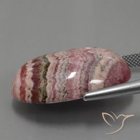 Rodocrosita Multicolor natural de 43.30 ct, Ovalada, Opaco