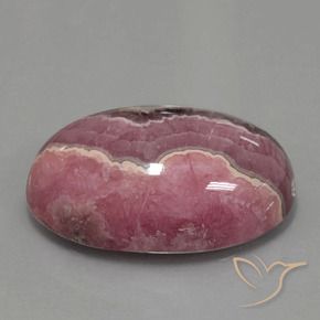 Rodocrosita Multicolor natural de 46.95 ct, Ovalada, Opaco