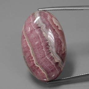 Rodocrosita Multicolor natural de 59.72 ct, Corte Óvalo, Opaco