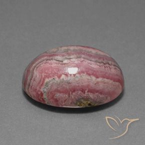 Rodocrosita Multicolor natural de 23.53 ct, Ovalada, Opaco