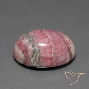 Rodocrosita Multicolor natural de 23.65 ct, Ovalada, Opaco