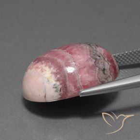 Rodocrosita Multicolor natural de 23.65 ct, Ovalada, Opaco