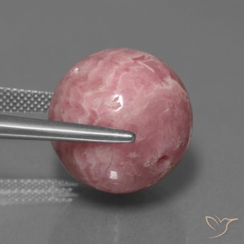 Rodocrosita Multicolor natural de 47.66 ct, Esfera / Bola, Opaco