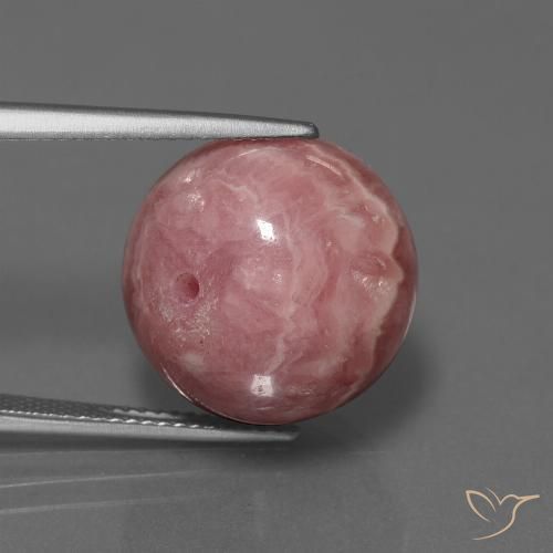 35.68ct Natural Multicolor Rodocrosita, Esfera / Bola, Opaco