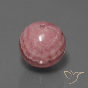 Rodocrosita Multicolor natural de 35.68 ct, Esfera / Bola, Opaco