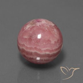 Rodocrosita Multicolor natural de 38.55 ct, Esfera / Bola, Opaco