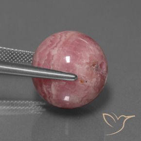 Rodocrosita Multicolor natural de 40.30 ct, Esfera / Bola, Opaco
