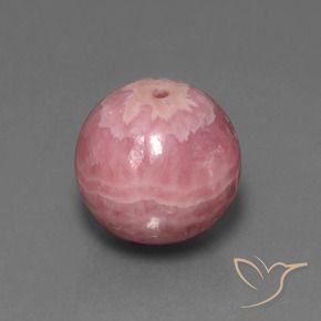 Rodocrosita Multicolor natural de 36.70 ct, Esfera / Bola, Opaco