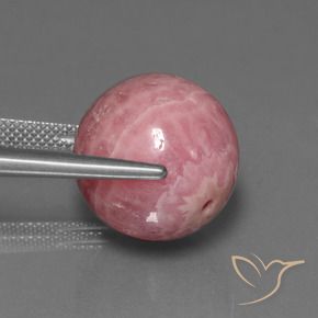 Rodocrosita Multicolor natural de 36.70 ct, Esfera / Bola, Opaco