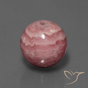 Rodocrosita Multicolor natural de 36.61 ct, Esfera / Bola, Opaco