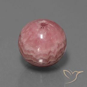 Rodocrosita Multicolor natural de 41.61 ct, Esfera / Bola, Opaco