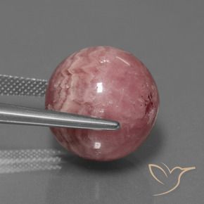 Rodocrosita Multicolor natural de 41.61 ct, Esfera / Bola, Opaco