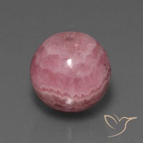 Rodocrosita Multicolor natural de 47.68 ct, Esfera / Bola, Opaco